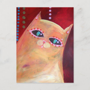 "Meow and Forever" Origineel Kunstwerk Briefkaart