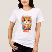 Meow Bella + Canvas Vrouwen T-shirt – Perfect (Voorkant)