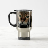 Meow Bengal Cat Travel Mug Reisbeker (Links)