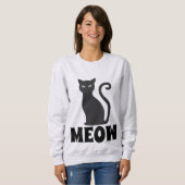 MEOW BLACK CAT T-SHIRS TRUI (Voorkant volledig)