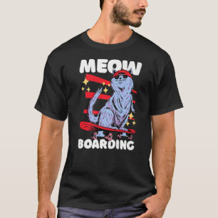 Meow boarding t-shirt