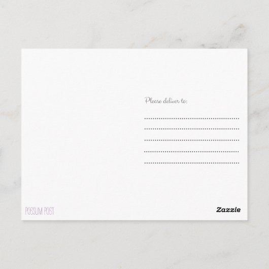 Meow Briefkaart (Achterkant)