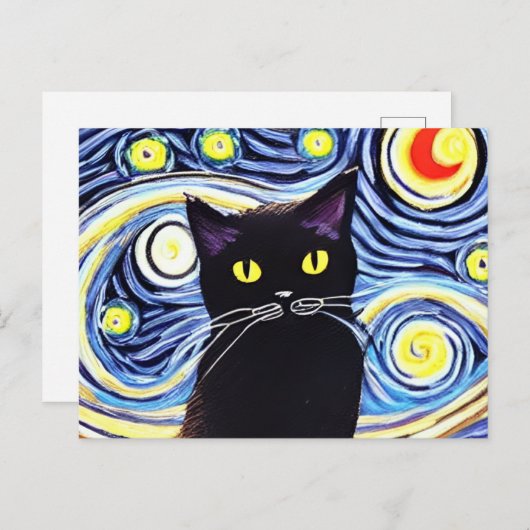 Meow Briefkaart (Voorkant / Achterkant)