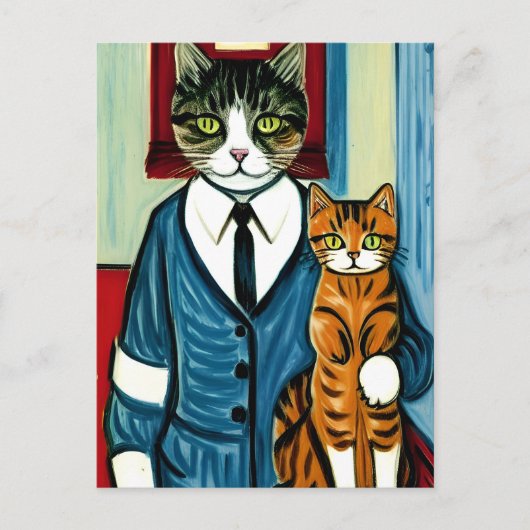 Meow Briefkaart (Voorkant)