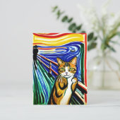 Meow Briefkaart (Staand voorkant)