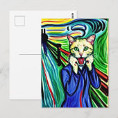 Meow Briefkaart (Voorkant / Achterkant)