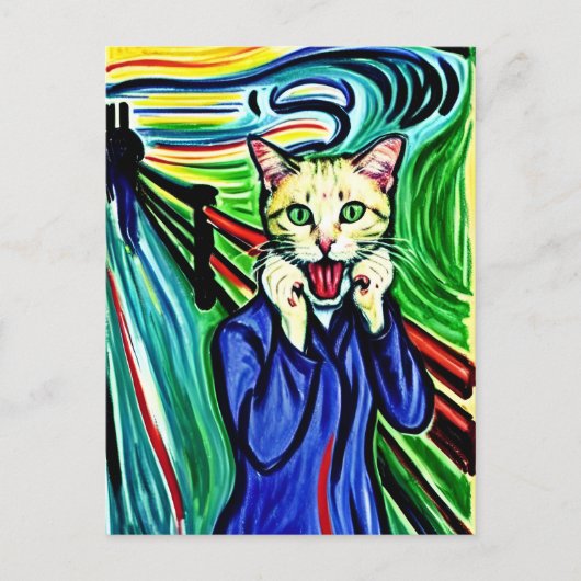 Meow Briefkaart (Voorkant)
