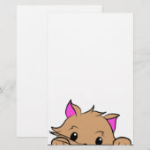 Meow Briefpapier (Voorkant / Achterkant)
