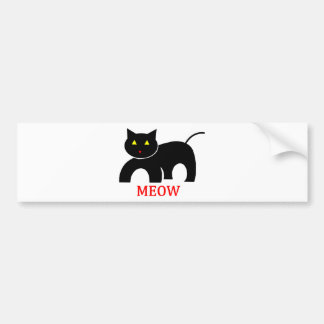 Meow Bumpersticker
