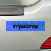 MEOW-Bumpersticker Bumpersticker (Op auto)