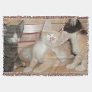 Meow Cat 10-Throw Blanket Deken