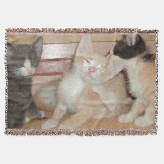 Meow Cat 10-Throw Blanket Deken (Voorkant)