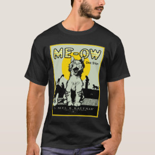 Meow Cat Art - T-shirt
