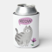 Meow Cat Blikjeskoeler (Blikje Voorkant)