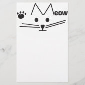 Meow Cat Briefpapier (Voorkant)