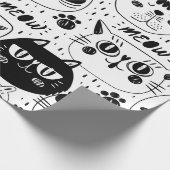 Meow Cat Cadeaupapier (Hoek)