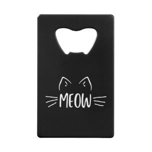 Meow Cat Creditkaart Flessenopener