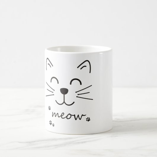 Meow Cat Face happy feline Mok (Center)