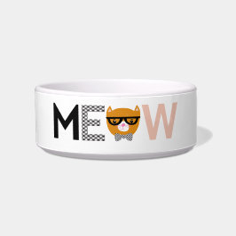 Meow cat food bowl voerbakje