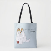 Meow Cat Funny Tote Bag (Voorkant)