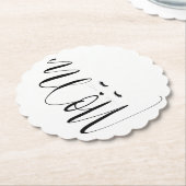 Meow Cat Kartonnen Onderzetters (Gekanteld)