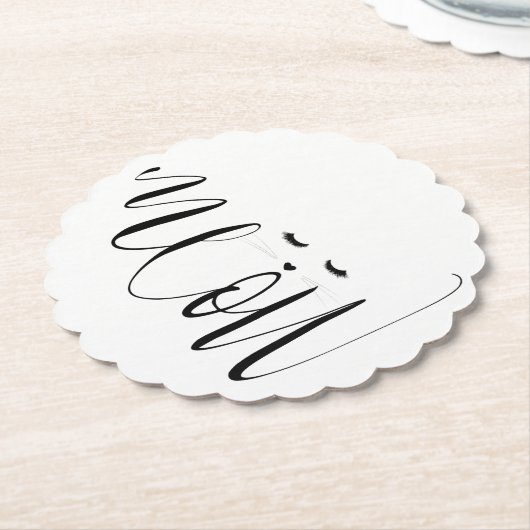 Meow Cat Kartonnen Onderzetters (Gekanteld)