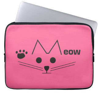 Meow Cat Laptop Sleeve