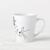 Meow Cat Latte Mok (Rechts)