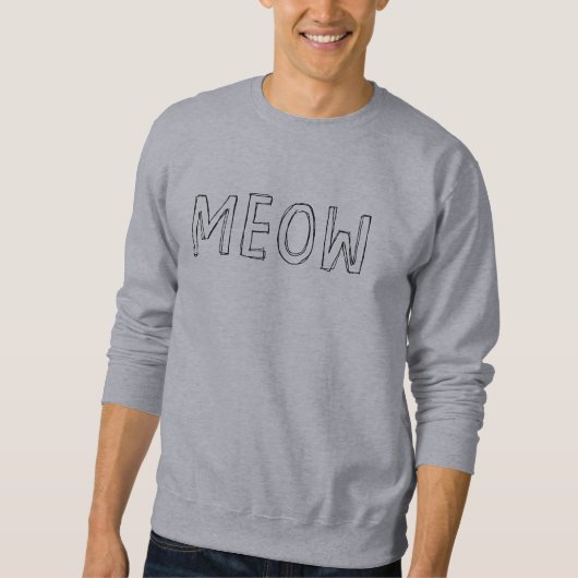 MEOW Cat Lover's Trui (Voorkant)