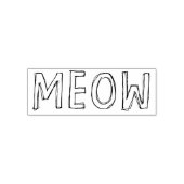 MEOW Cat Lover's Zelfinkt Stempel (Design)