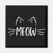 Meow Cat Magneet (Voorkant)