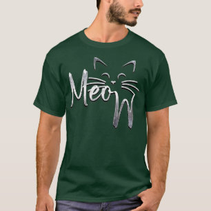 Meow Cat mam pap cadeaus, Cat Kat Gifts Cat, Cat t T-shirt