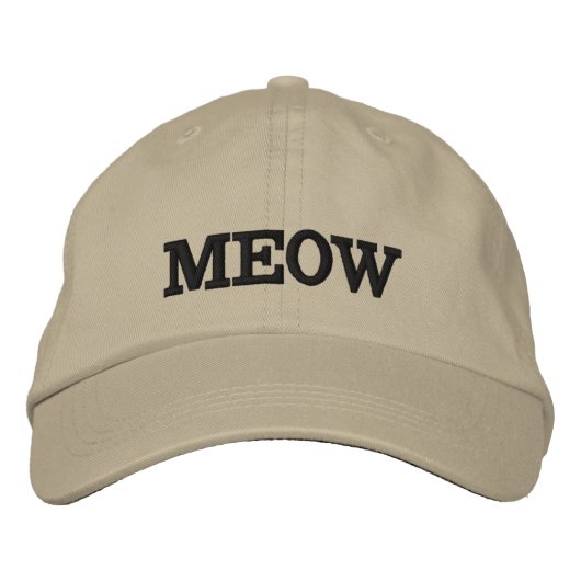 MEOW CAT-PETTEN GEBORDUURDE PET (Voorkant)