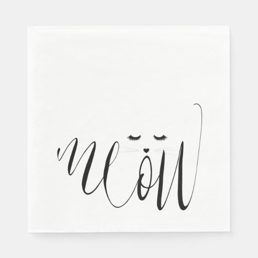 Meow Cat Servet (Voorkant)