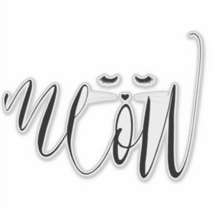 Meow Cat Sticker