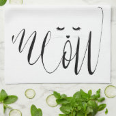 Meow Cat Theedoek (Gevouwen)