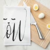 Meow Cat Theedoek (Quarter Fold)