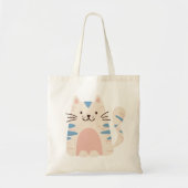 Meow Cat Tote Bag (Voorkant)