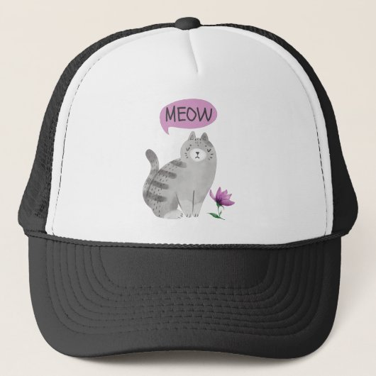 Meow Cat Trucker Pet (Voorkant)