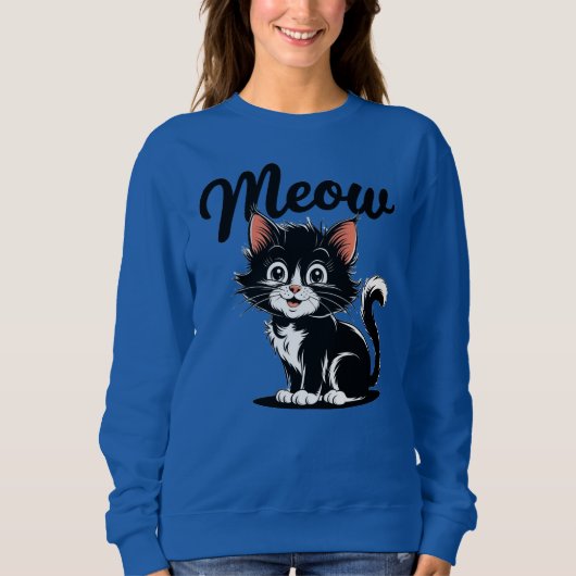 Meow Cat Trui (Voorkant)
