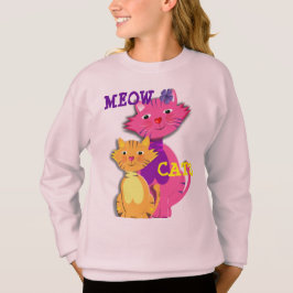 Meow Cats Cute Girly Feline Topjes