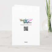 Meow Cats Red Funny Cat Lady Birthday Kaart (Achterkant)