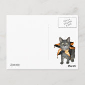 Meow Costume Cat Briefkaart (Achterkant)