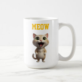 Meow Cute Cat Mug Koffiemok