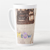 Meow Cute Magic School Cat Latte Mok (Linkerhoek)