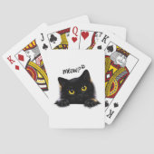 Meow Deal – Zwarte Kat Kaarten (Achterkant)