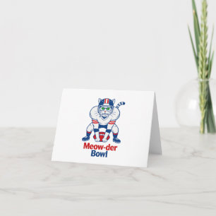 Meow-der Bowl Bedankkaart