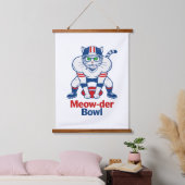 Meow-der Bowl Hangend Wandkleed (Slaapkamer)