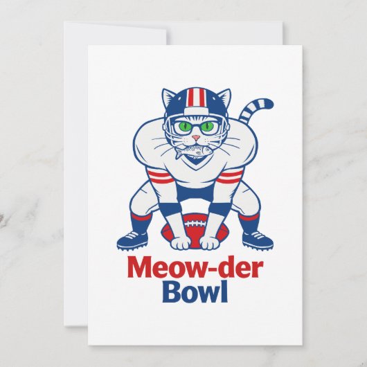 Meow-der Bowl Kaart (Voorkant)