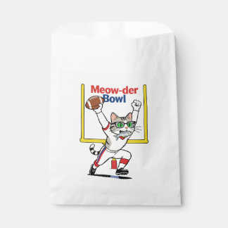 Meow-der Bowl Kampioen Kat Voetbal Bedankzakje